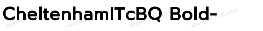 CheltenhamITcBQ Bold字体转换